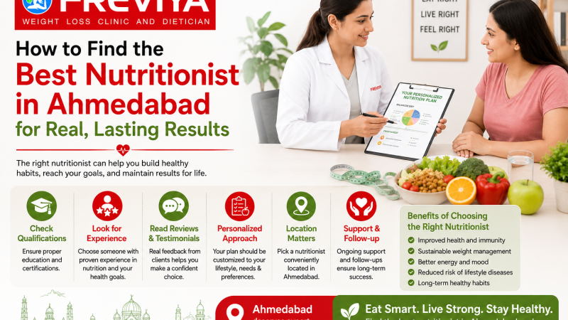 How to Find the Best Nutritionist in Ahmedabad for Real, Lasting Results